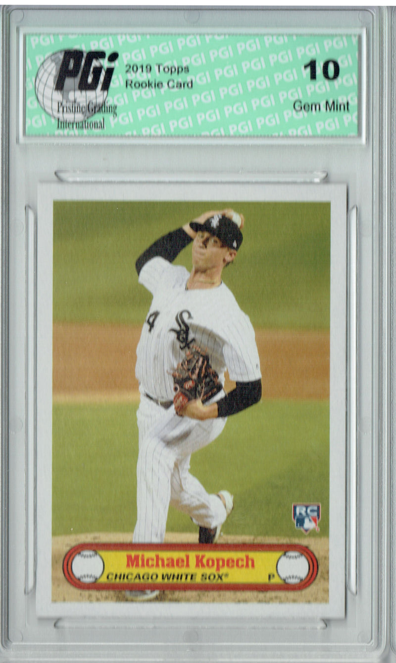 Michael Kopech 2019 Topps #20 Montgomery '72 Style Rookie Card PGI 10