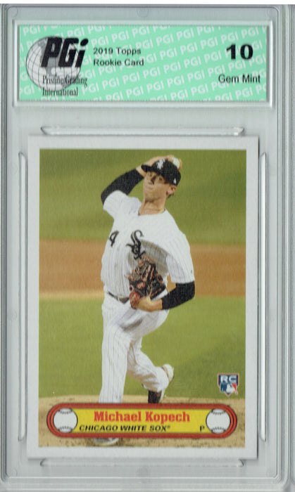 Michael Kopech 2019 Topps #20 Montgomery '72 Style Rookie Card PGI 10