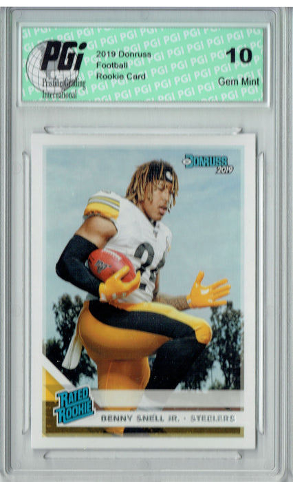 Benny Snell Jr. 2019 Donruss Football #335 Gem Mint Rookie Card PGI 10