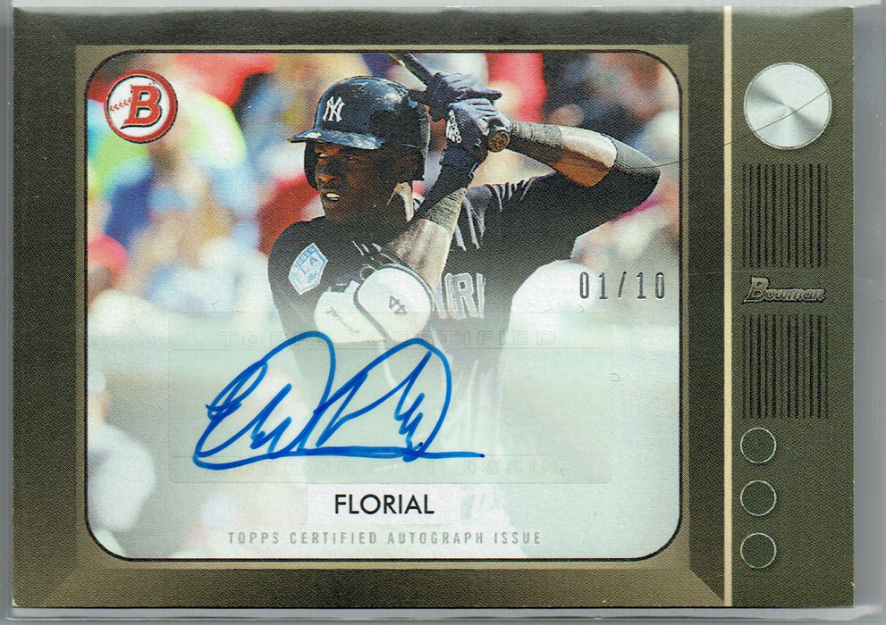 Estevan Florial 2019 Bowman 55 Style #1/10 Rookie Card New York Yankees #21b-A