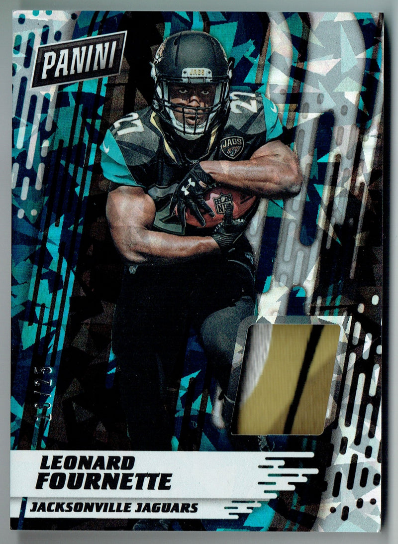 Leonard Fournette 2017 Panini #10/25 Patch Card Jacksonville #RC2