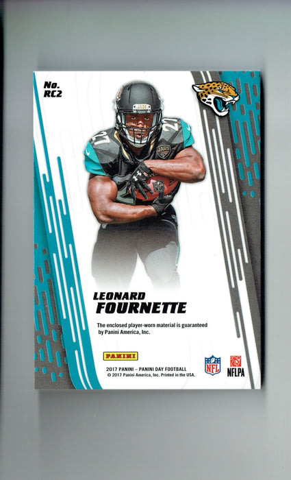 Leonard Fournette 2017 Panini #10/25 Patch Card Jacksonville Jaguars #RC2