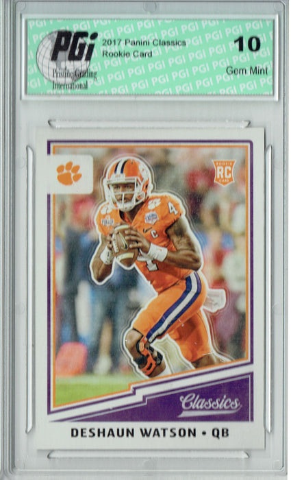 Deshaun Watson 2017 Panini Classics #228 Rookie Card PGI 10