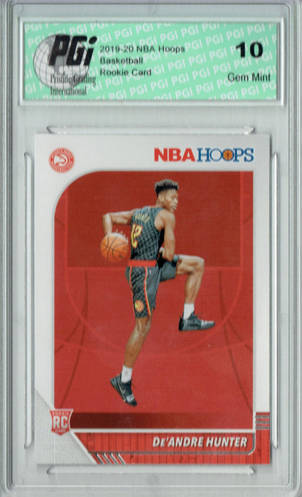 De'Andre Hunter 2019 NBA Hoops #202 Gem Mint Rookie Card PGI 10