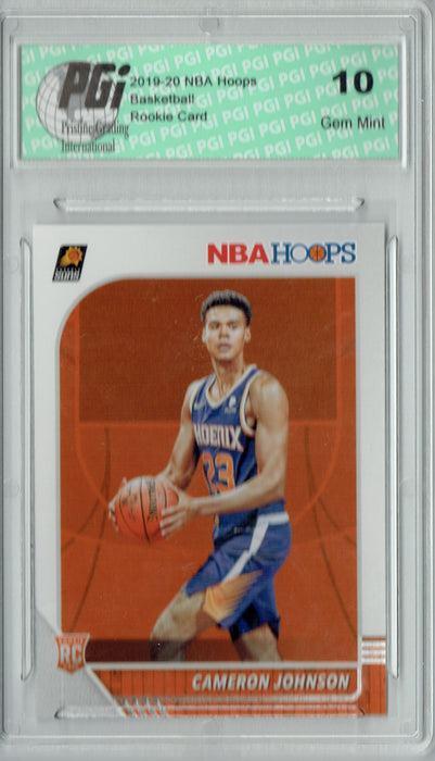 Cameron Johnson 2019 NBA Hoops #208 Gem Mint Rookie Card PGI 10