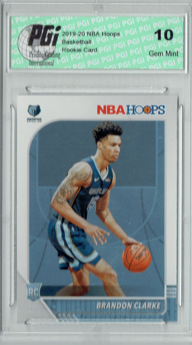 Brandon Clarke 2019 NBA Hoops #217 Gem Mint Rookie Card PGI 10