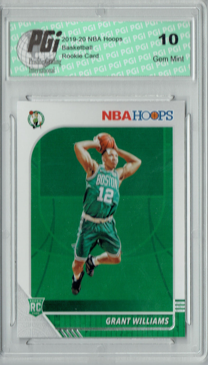 Grant Williams 2019 NBA Hoops #218 Gem Mint Rookie Card PGI 10