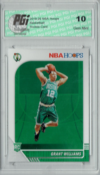 Grant Williams 2019 NBA Hoops #218 Gem Mint Rookie Card PGI 10