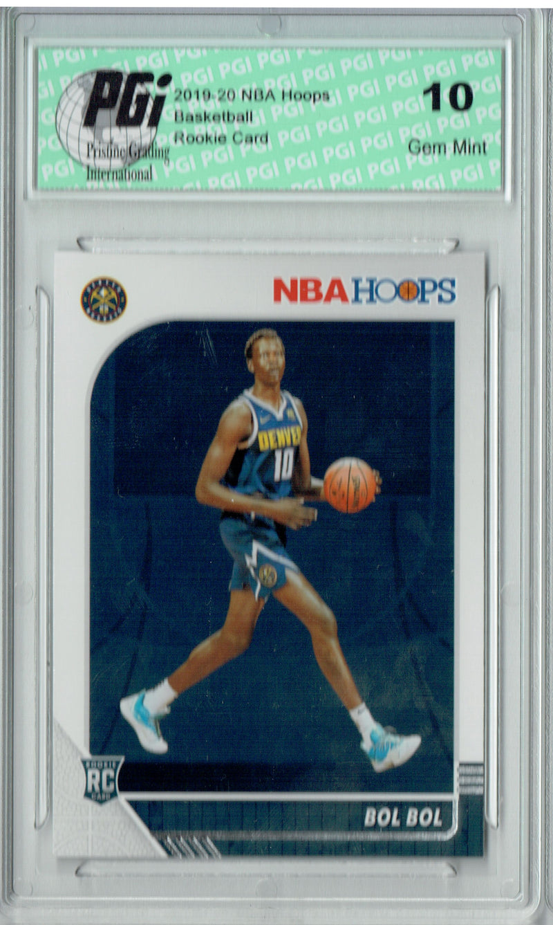 Bol Bol 2019 NBA Hoops #233 Gem Mint Rookie Card PGI 10