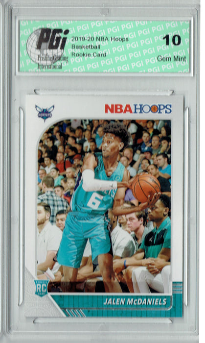 Jalen McDaniels 2019 NBA Hoops #246 Gem Mint Rookie Card PGI 10