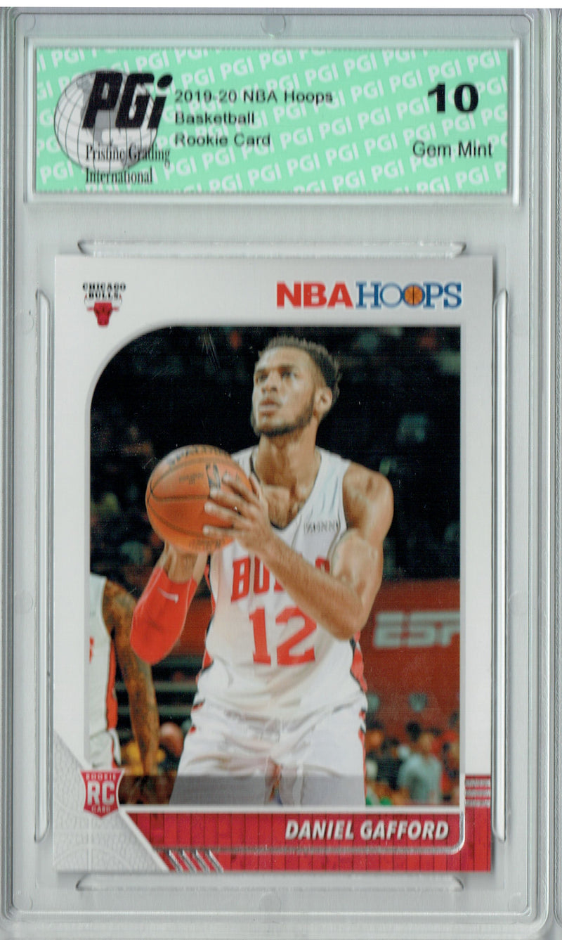 Daniel Gafford 2019 NBA Hoops #243 Gem Mint Rookie Card PGI 10