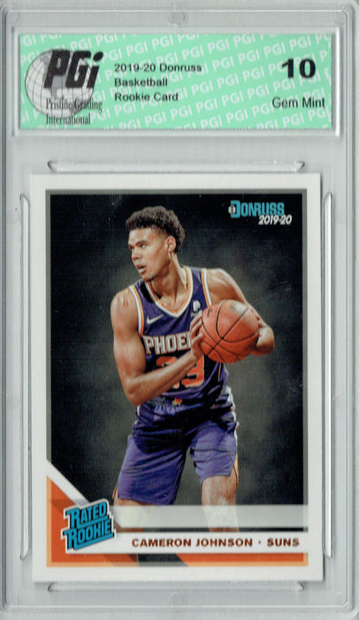 Cameron Johnson 2019 Donruss Basketball #210 Gem Mint Rookie Card PGI 10