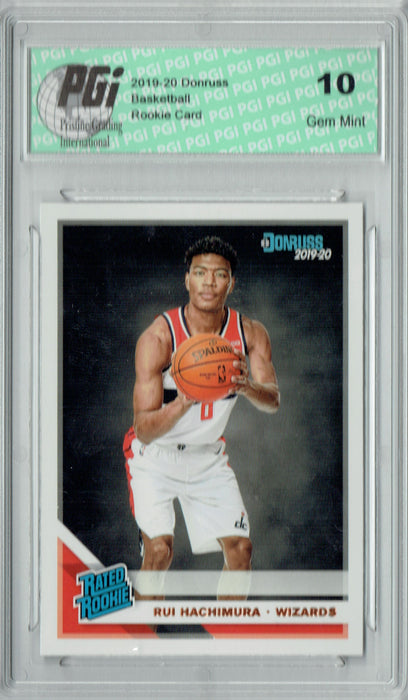 Rui Hachimura 2019 Donruss Basketball #208 Gem Mint Rookie Card PGI 10