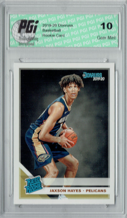 Jaxson Hayes 2019 Donruss Basketball #207 Gem Mint Rookie Card PGI 10