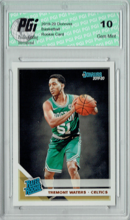 Tremont Waters 2019 Donruss Basketball #245 Gem Mint Rookie Card PGI 10