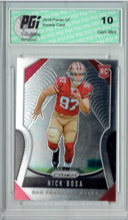 Nick Bosa 2019 Prizm #311 Rookie Card PGI 10