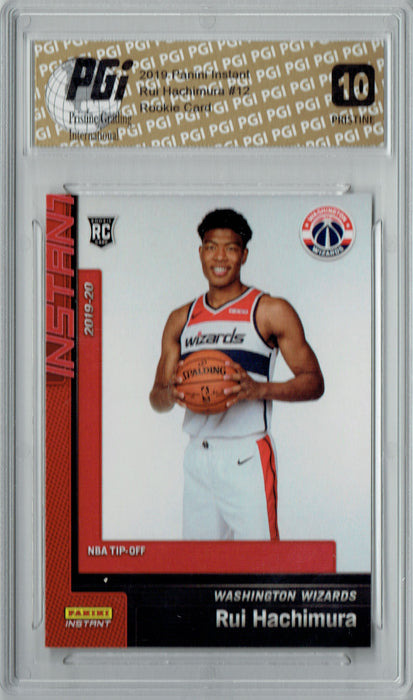 Rui Hachimura 2019 Panini Instant #12 Tip-Off PRISTINE Rookie Card PGI 10