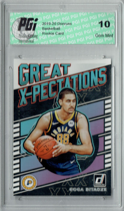 Goga Bitadze 2019 Donruss #10 Great X-Pectations Rookie Card PGI 10