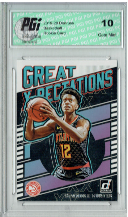 De'Andre Hunter 2019 Donruss #1 Great X-Pectations Rookie Card PGI 10