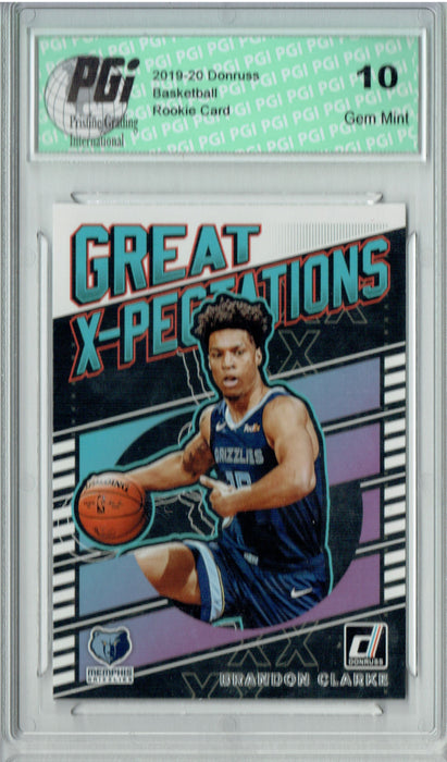 Brandon Clarke 2019 Donruss #2 Great X-Pectations Rookie Card PGI 10