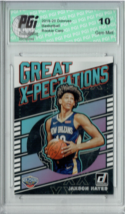 Jaxson Hayes 2019 Donruss #3 Great X-Pectations Rookie Card PGI 10