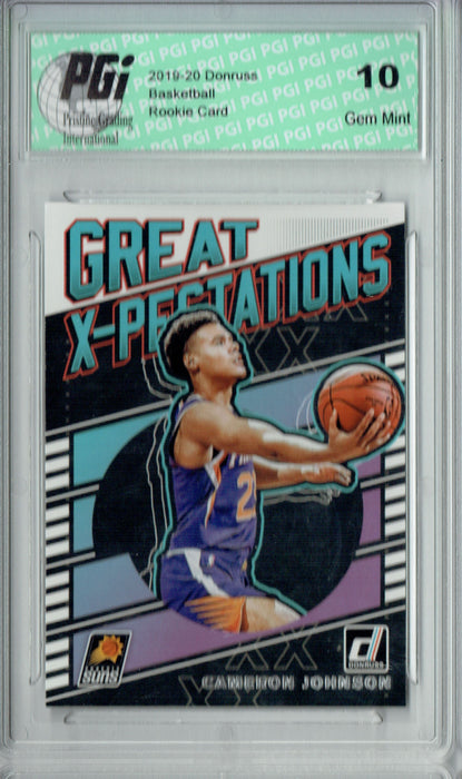 Cameron Johnson 2019 Donruss #5 Great X-Pectations Rookie Card PGI 10