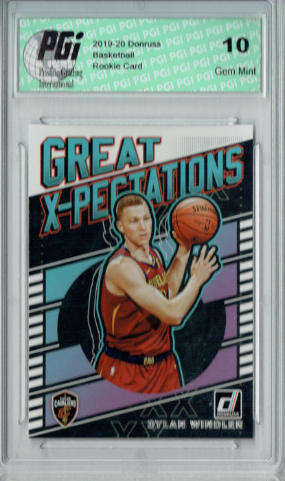 Dylan Windler 2019 Donruss #14 Great X-Pectations Rookie Card PGI 10