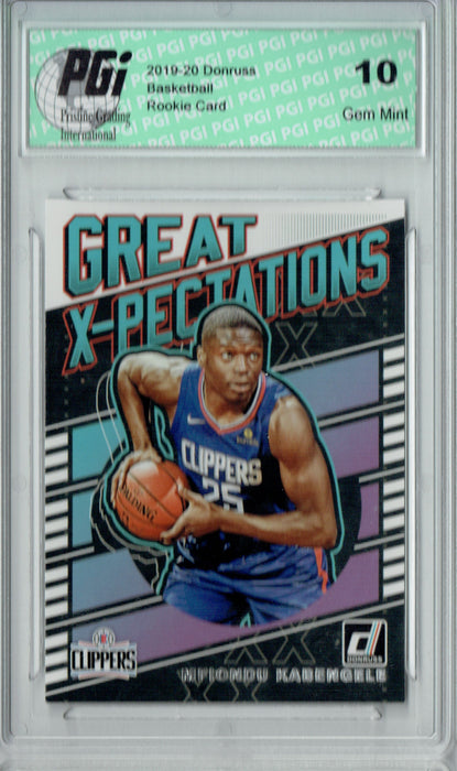 Mfiondu Kabengele 2019 Donruss #24 Great X-Pectations Rookie Card PGI 10