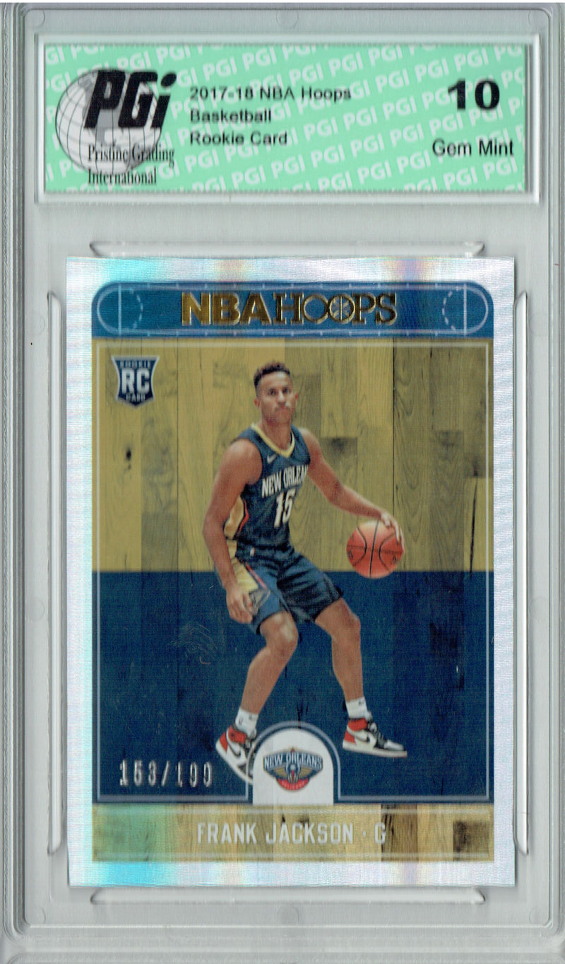 Frank Jackson 2017 Hoops #281 Silver SP, Only 199 Made Rookie Card PGI 10