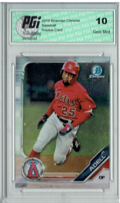 Jo Adell 2019 Bowman Chrome #BCP-4 Rookie Card PGI 10