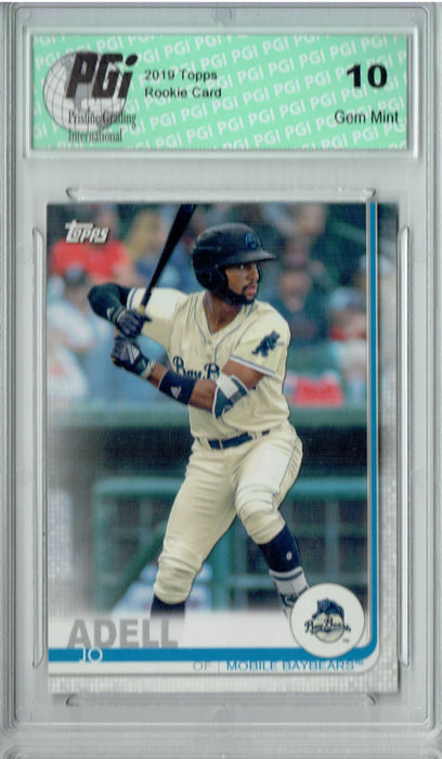 Jo Adell 2019 Topps #141 Pro Debut Rookie Card PGI 10