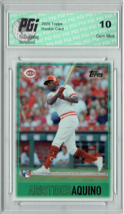 Aristides Aquino 2020 Topps #32 Throwback  1 of 917 Rookie Card PGI 10