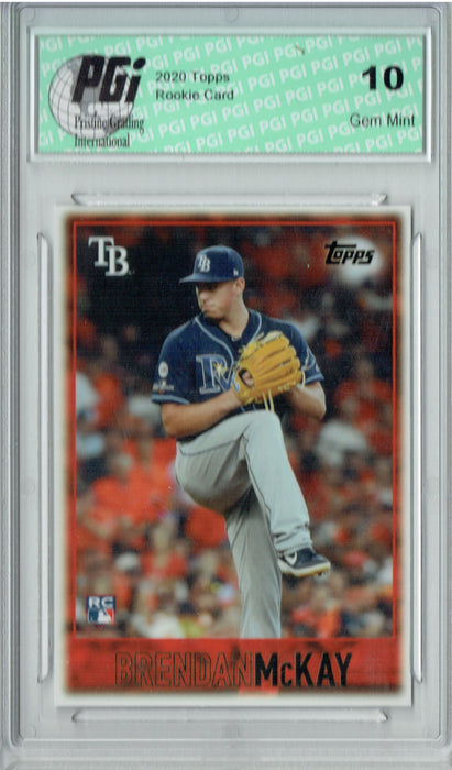 Brendan McKay 2020 Topps #35 Throwback  1 of 917 Rookie Card PGI 10