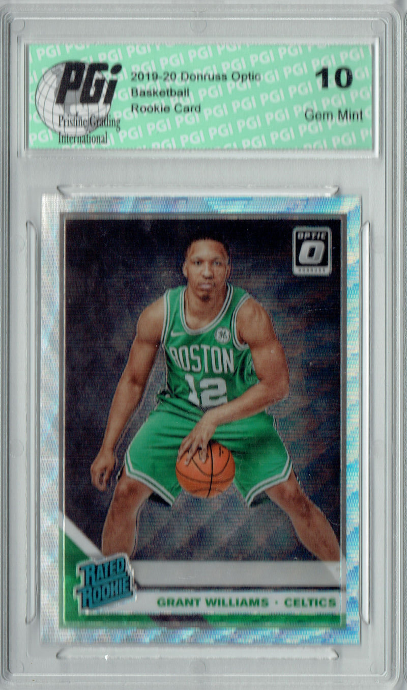 Grant Williams 2019 Fanatics Optic #157 Silver Wave Rookie Card PGI 10
