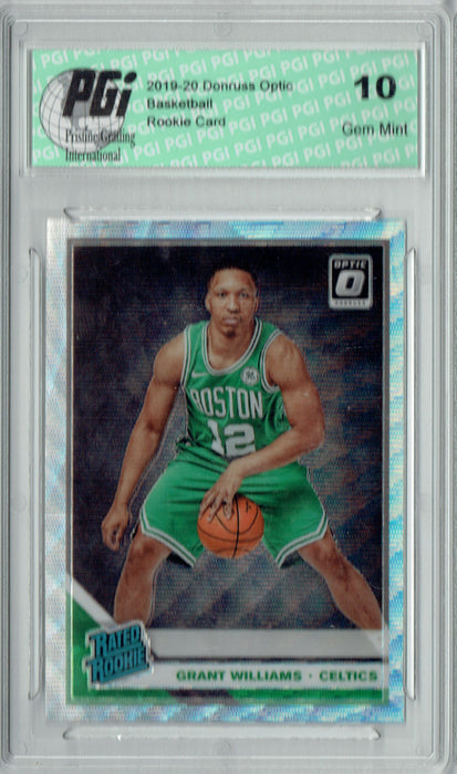 Grant Williams 2019 Fanatics Optic #157 Silver Wave Rookie Card PGI 10