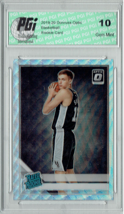 Luka Samanic 2019 Fanatics Optic #176 Silver Wave Rookie Card PGI 10