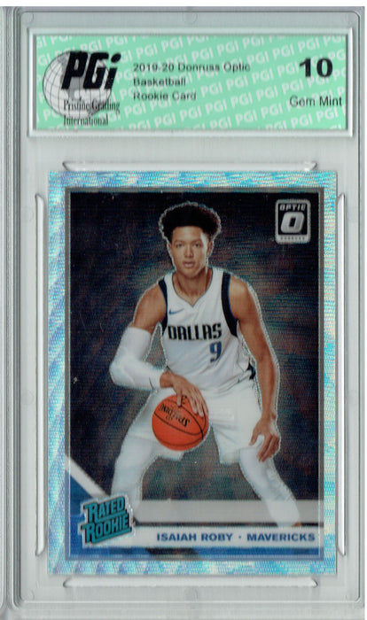 Isaiah Roby 2019 Fanatics Optic #191 Silver Wave Rookie Card PGI 10