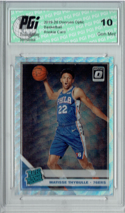 Matisse Thybulle 2019 Fanatics Optic #192 Silver Wave Rookie Card PGI 10