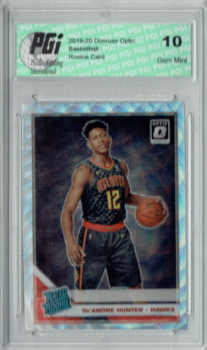 De'Andre Hunter 2019 Fanatics Optic #198 Silver Wave Rookie Card PGI 10