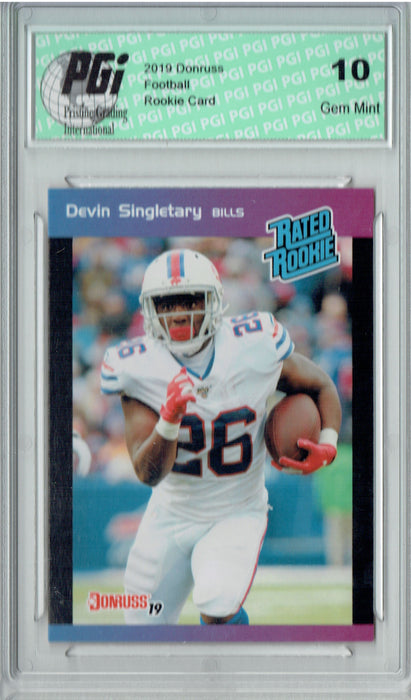 Devin Singletary 2019 Donruss #23 Rated Rookie Retro 1/280 Rookie Card PGI 10