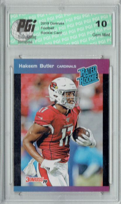 Hakeem Butler 2019 Donruss #29 Rated Rookie Retro 1/280 Rookie Card PGI 10