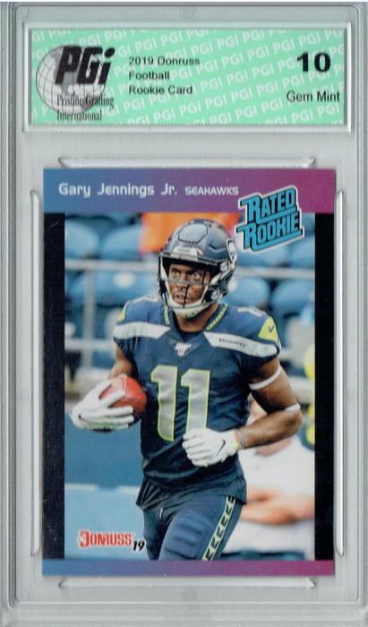 Gary Jennings Jr. 2019 Donruss #33 Rated Rookie Retro 1/280 Rookie Card PGI 10