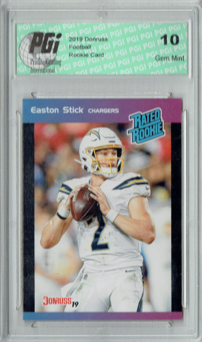 Easton Stick 2019 Donruss #39 Rated Rookie Retro 1/280 Rookie Card PGI 10