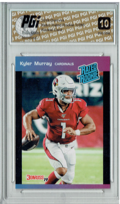 Kyler Murray 2019 Donruss #1 PRISTINE Rated Retro 1/280 Rookie Card PGI 10