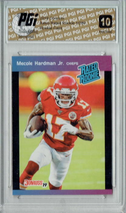 Mecole Hardman Jr. 2019 Donruss 15 PRISTINE Rated Retro 1/280 Rookie Card PGI 10