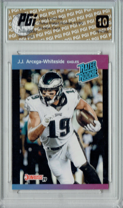 J.J. Arciega-Whiteside 2019 Donruss #16 PRISTINE Retro 1/280 Rookie Card PGI 10