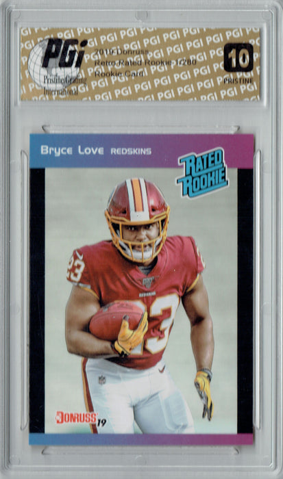 Bryce Love 2019 Donruss #31 PRISTINE Rated Retro 1/280 Rookie Card PGI 10