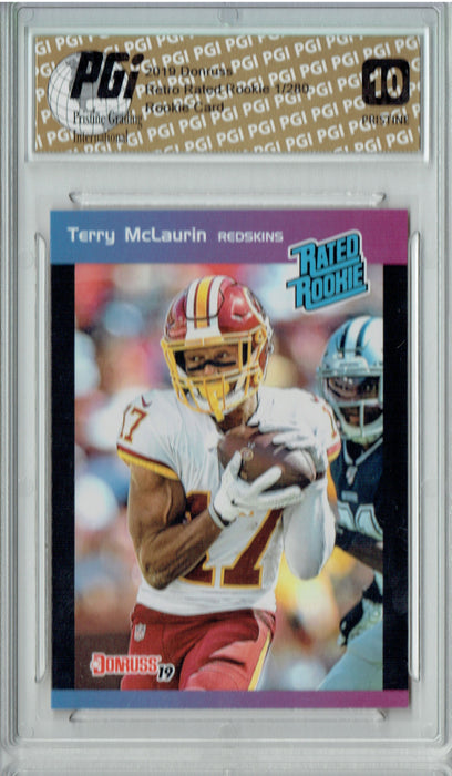 Terry McLaurin 2019 Donruss #24 PRISTINE Rated Retro 1/280 Rookie Card PGI 10