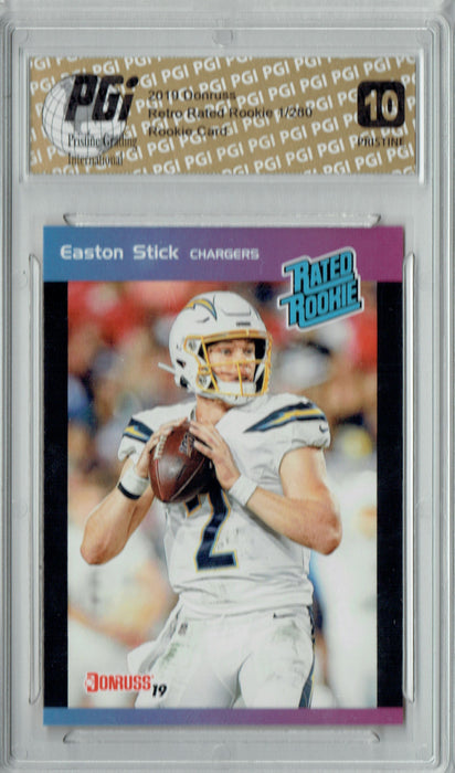 Easton Stick 2019 Donruss #39 PRISTINE Rated Retro 1/280 Rookie Card PGI 10