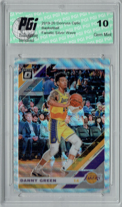 Danny Green 2019 Optic #70 Fanatics Rare Silver Wave SP Card PGI 10